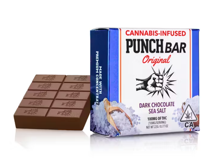 Punch Bar 100mg - Dark Chocolate Sea Salt (H)
