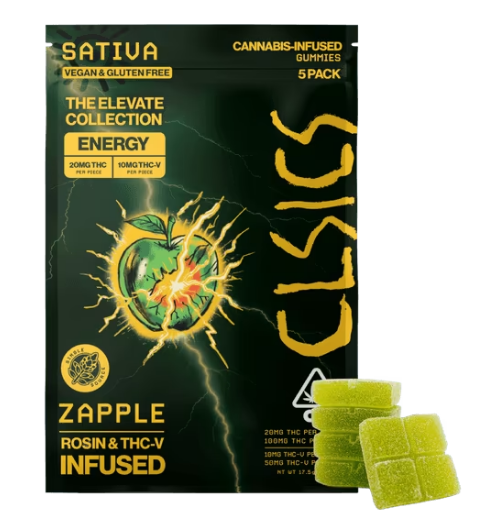 Edible: Zapple (5-Pack THCv:THC Gummies) - 100mg