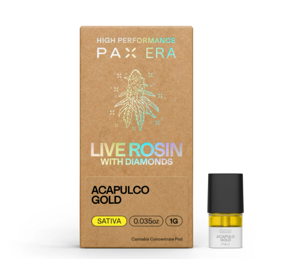 PAX Acapulco Gold 1g Live Rosin Pod