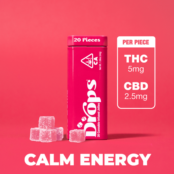 DROPS: Raspberry 20pk/100mg:50mg (THC/CBD)