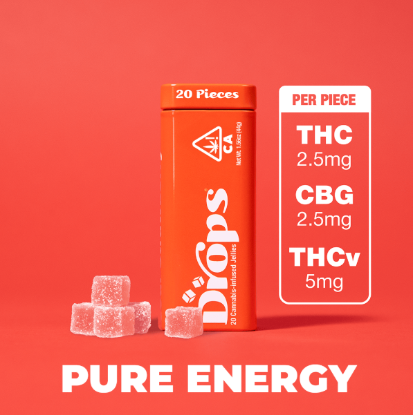 DROPS: Strawberry 20pk/50mg:50mg:100mg (THC/CBG/THCV)