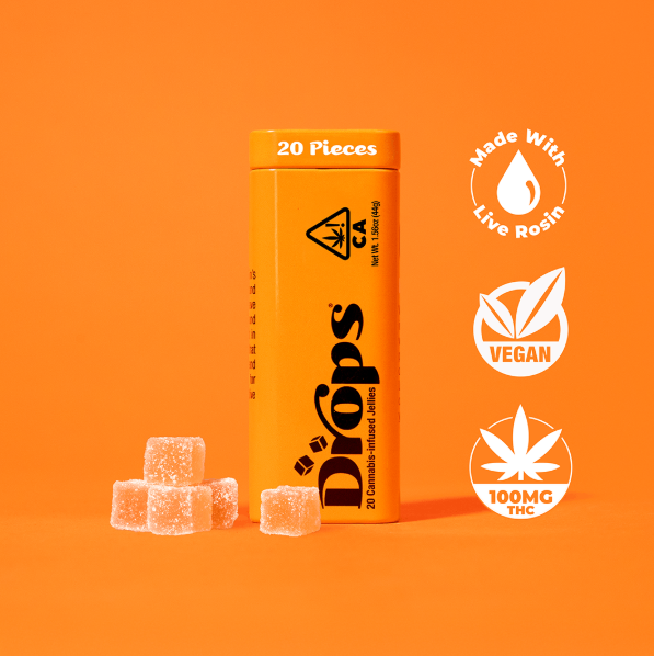 DROPS: Orange 20pk/100mg (S)