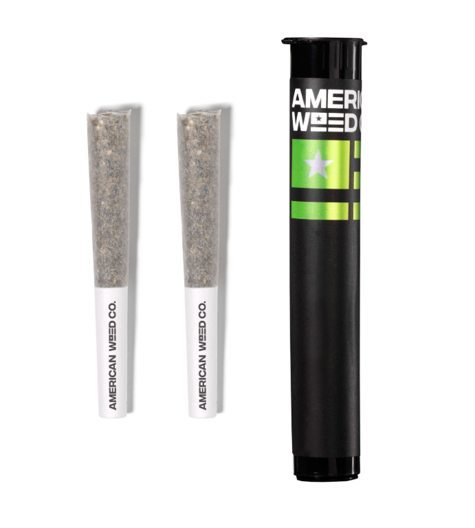 American Weed Co - Preroll: Tangie Poison THC-V (2-pack)