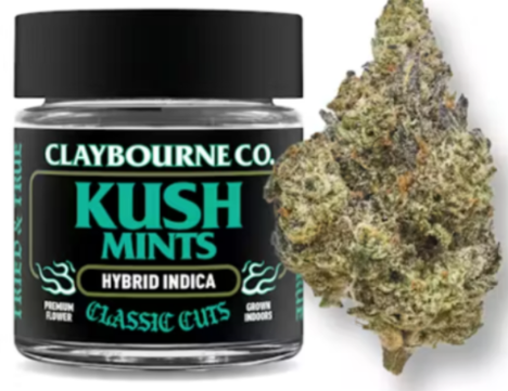 Claybourne Indoor Classic Cuts 3.5g Eighth - Kush Mints (IH)