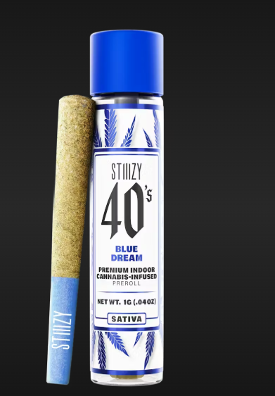 Stiiizy | 40's Infused Pre-Roll - Blue Dream | 1g