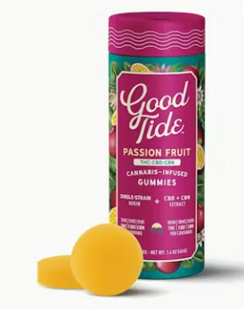 Good Tide - Edible - Passion Fruit - 1:1:1 THC:CBD:CBN - Indica - Gummies - 100mg