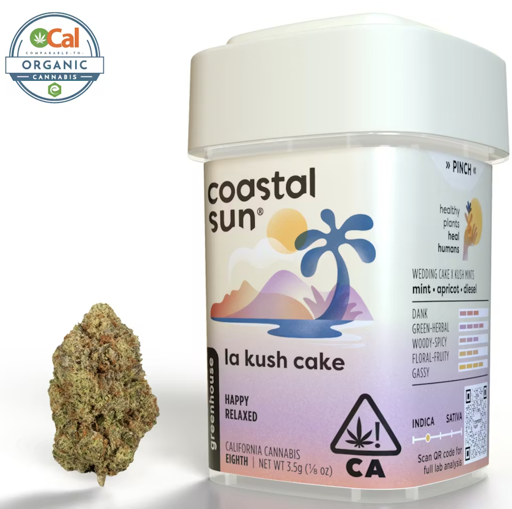 LA Kush Cake (I) 3.5g 8th - Coastal Sun
