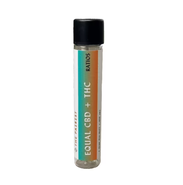 Gush Mintz 1:1 THC:CBD PREROLL 1g - The Pairist