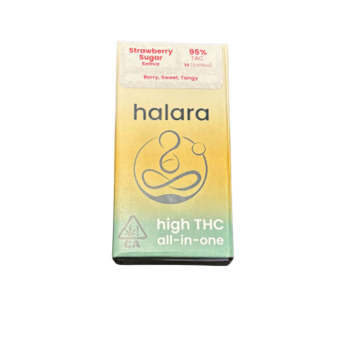 High THC All-In-One 1g - Strawberry Sugar (S)