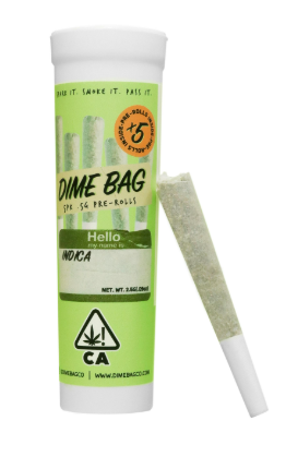 Dime Bag - High Octane - Preroll Pack - 5pk - 2.5g