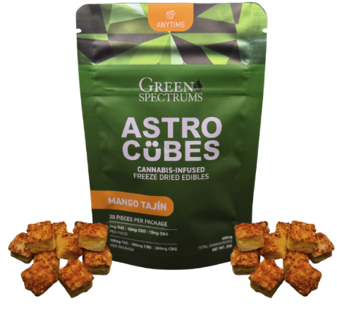 Mango Tajin 5mg Astro Cubes 20 Pack | Green Spectrums