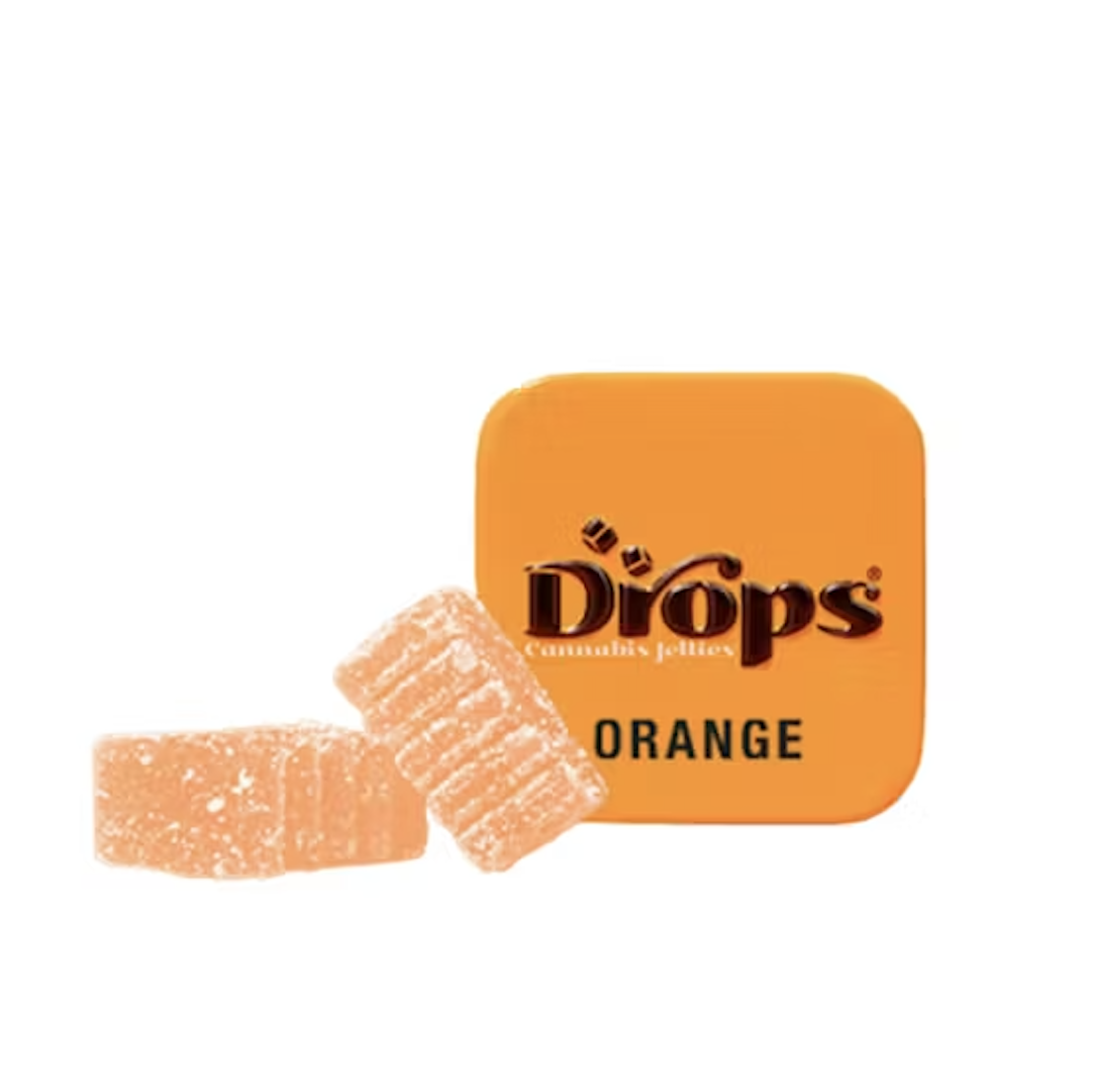Drops Live Rosin Gummies 2pc 100mg - Orange (H)