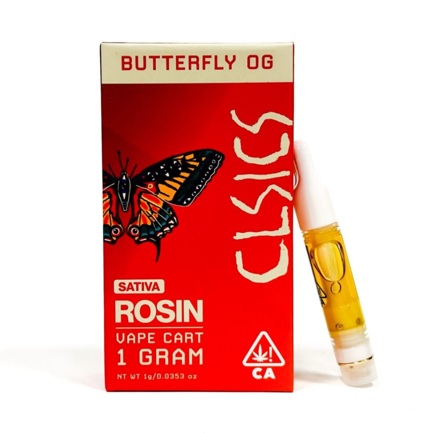 CLSICS Live Rosin Cart 1g Butterfly OG