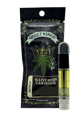 Quiet Kings Live Resin Cartridge 1g - Grape God (I)