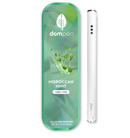 Dompen Ratio All-In-One 1:1 CBD:THC 1g - Moroccan Mint (CBD)