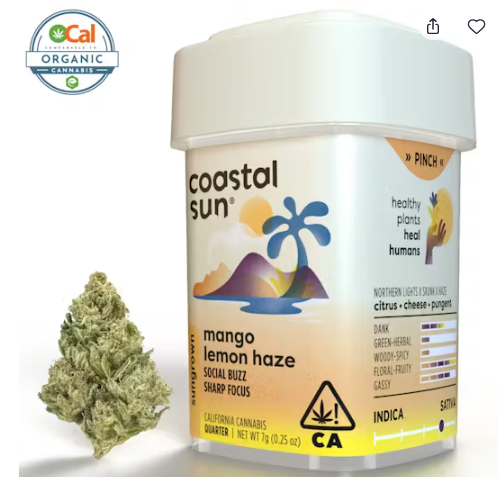 Coastal Sun Sungrown 7g Quarter - Orange Malt (S)