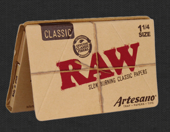 RAW | Unrefined Artesano Rolling Papers 11\4 With Tips 50ct