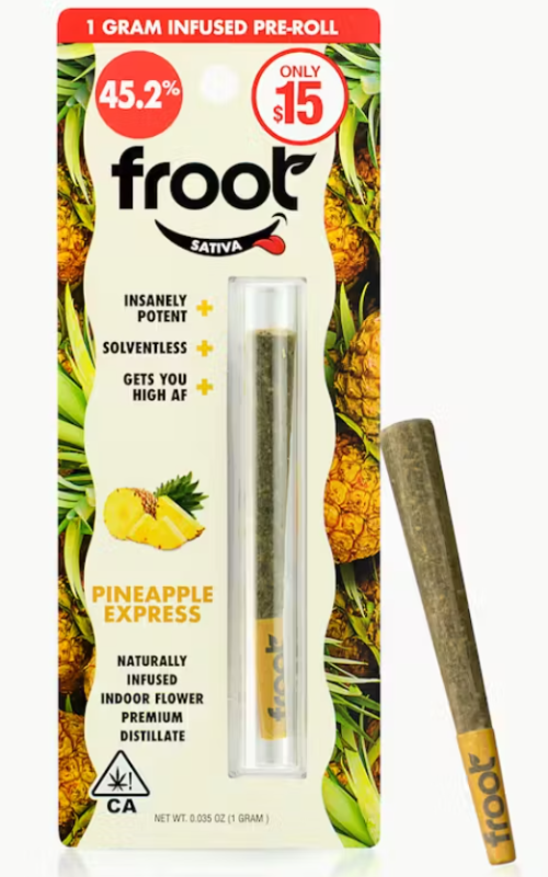 Froot - Pineapple Express - Infused Pre-roll - 1 Gram