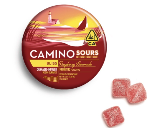 "Bliss" Sour Gummies 10pk 100mg - Raspberry Lemonade (H)