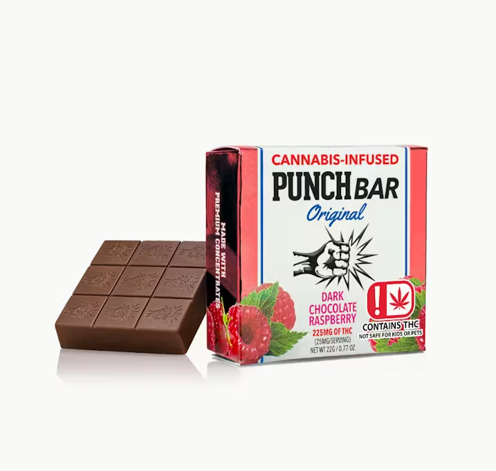 Punch - Edibles - Chocolate - Raspberry Dark - 100MG
