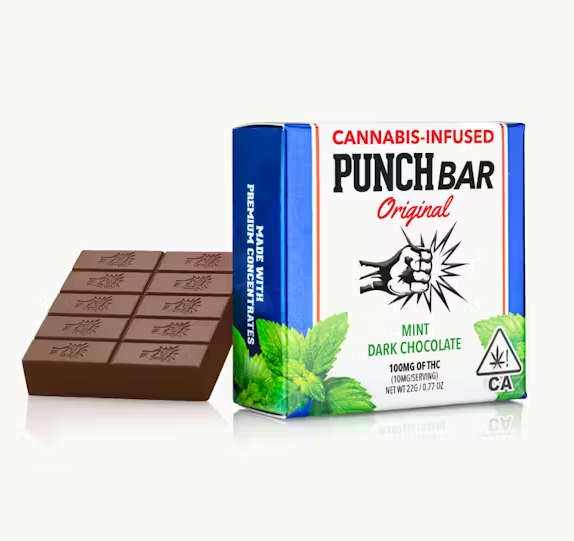 Punch - Edibles - Chocolate - Dark Chocolate Mint - 100MG
