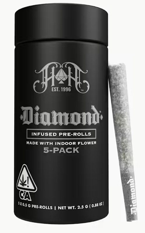 Heavy Hitters - Apple Tartz - Hybrid - Diamond THCA-Infused Pre-Rolls - 5pk - 2.5 Grams