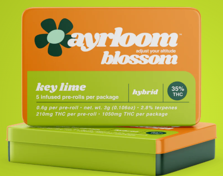 Ayrloom | Pre-rolls | keylime | 5pk | 3G|