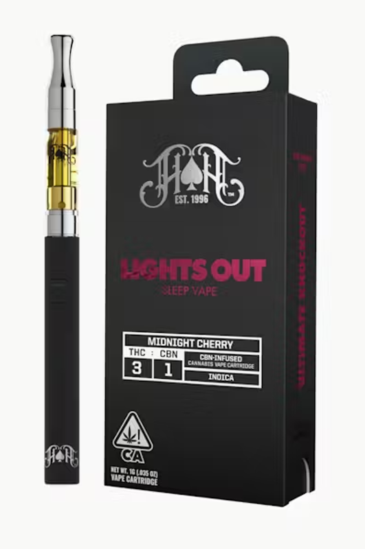 Heavy Hitters - Midnight Cherry - Indica - Lights Out CBN Sleep - 1 Gram