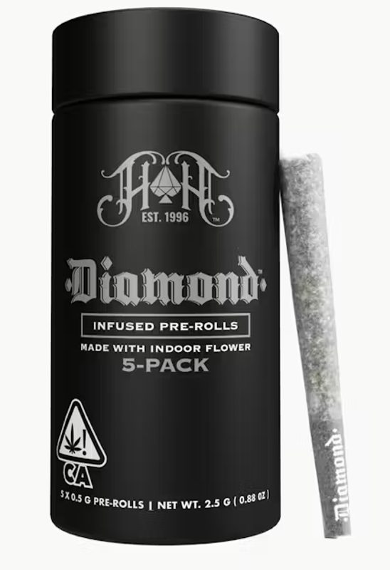 Heavy Hitters - Maple Bacon - Diamond Infused Pre-Rolls - 5pk - 2.5 Grams