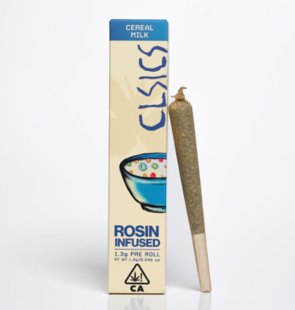 CLSICS Rosin Infused Preroll 1.3g Cereal Milk