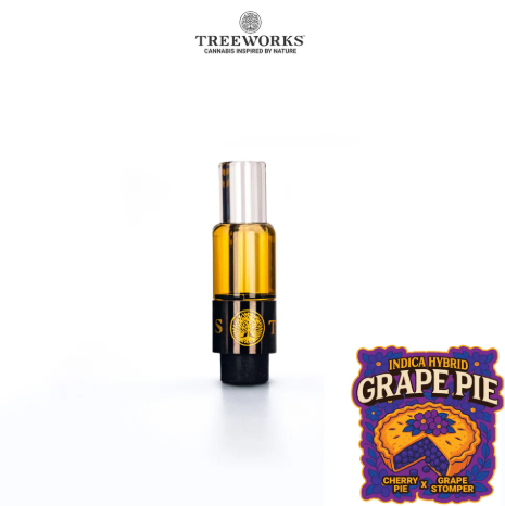 Treeworks Grape Pie 0.5g Live Rosin Cartridge