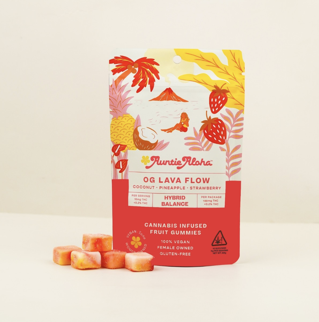 OG Lava Flow (H) GUMMIES 100mg 10pk - Auntie Aloha