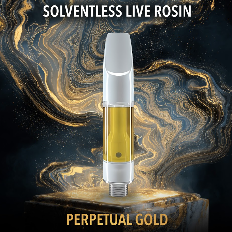 Perpetual Gold Pineapple Beignet 0.5g Live Rosin Cartridge