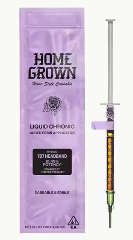 Home Grown - 707 Headband - Cured Resin Applicator - 1 Gram