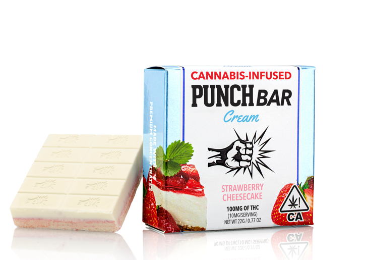 Punch - Edible: Strawberry Cheesecake Chocolate - 100mg