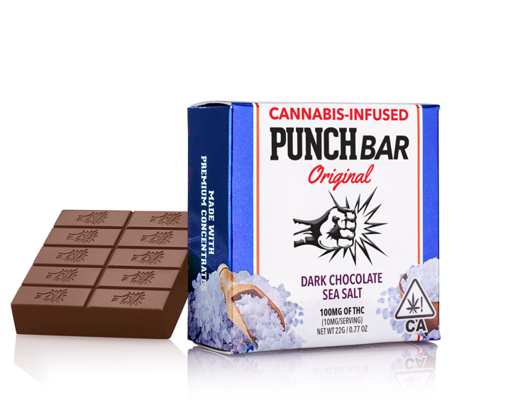 Punch - Edible: Sea Salt Dark Chocolate - 100mg
