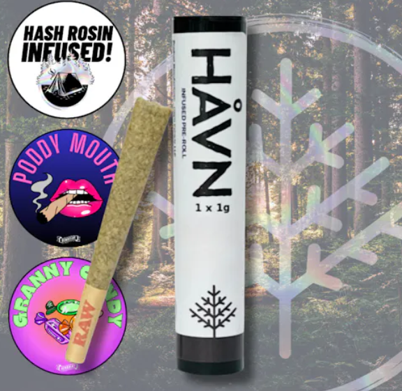 Poddy Mouth Hash Infused Preroll