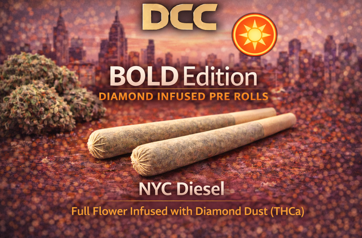 DCC NYC Diesel 0.5g 2pk Infused Prerolls