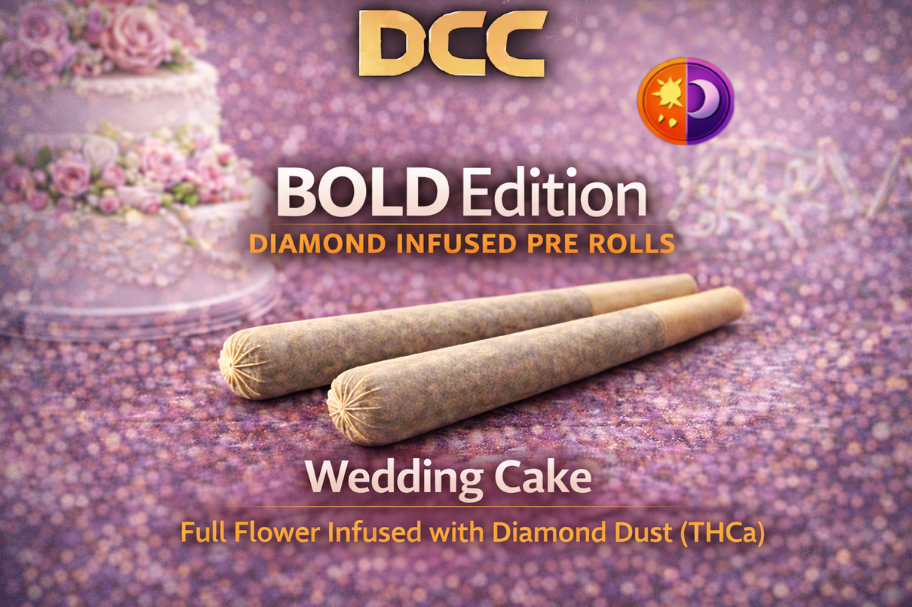 DCC Wedding Cake 0.5g 2pk Infused Prerolls