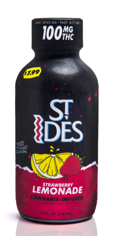 St Ides - Edible: Strawberry Lemonade (Shot 4oz) - 100mg