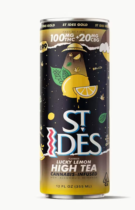 St Ides - Drinks - Lucky Lemon - 100MG THC + 20MG CBG