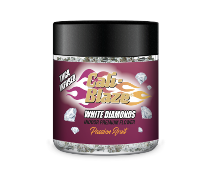 Cali Blaze Passion Fruit White Diamond Infused 3.5g