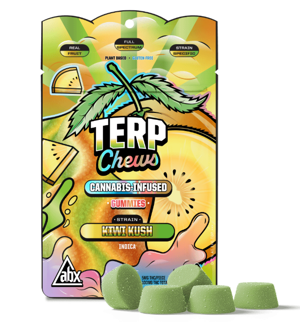 ABX Terp Chews 100mg 20pk - Kiwi Kush (I)