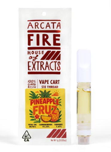 Arcata Fire - Vape: Pineapple Fruz (Cured Resin Cart)