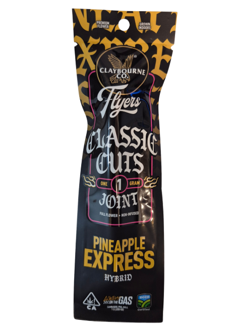 Claybourne Co Flyers Preroll 1g - Pineapple Express (H)