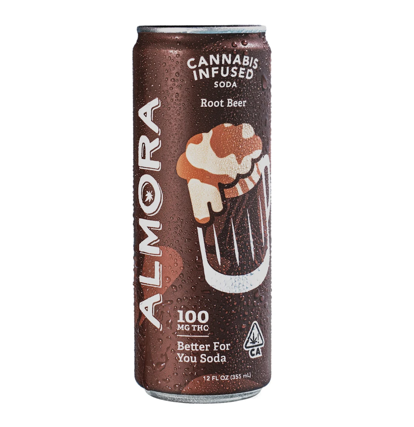 Root Beer (H) Live Resin Prebiotic Soda 100mg - Almora Farm