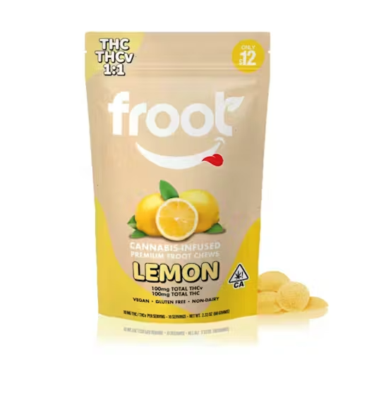 Gummies 1:1 THC:THCv 100mg 10pk - Lemon (S)