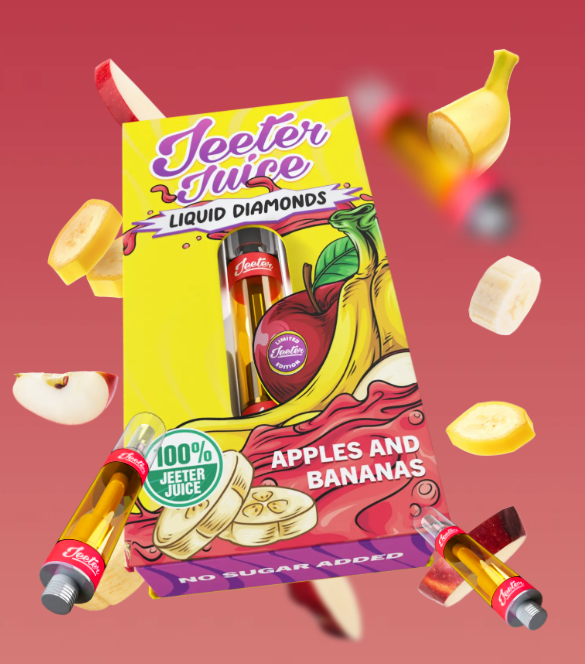 Jeeter Apples & Bananas 1g Liquid Diamonds Cartridge