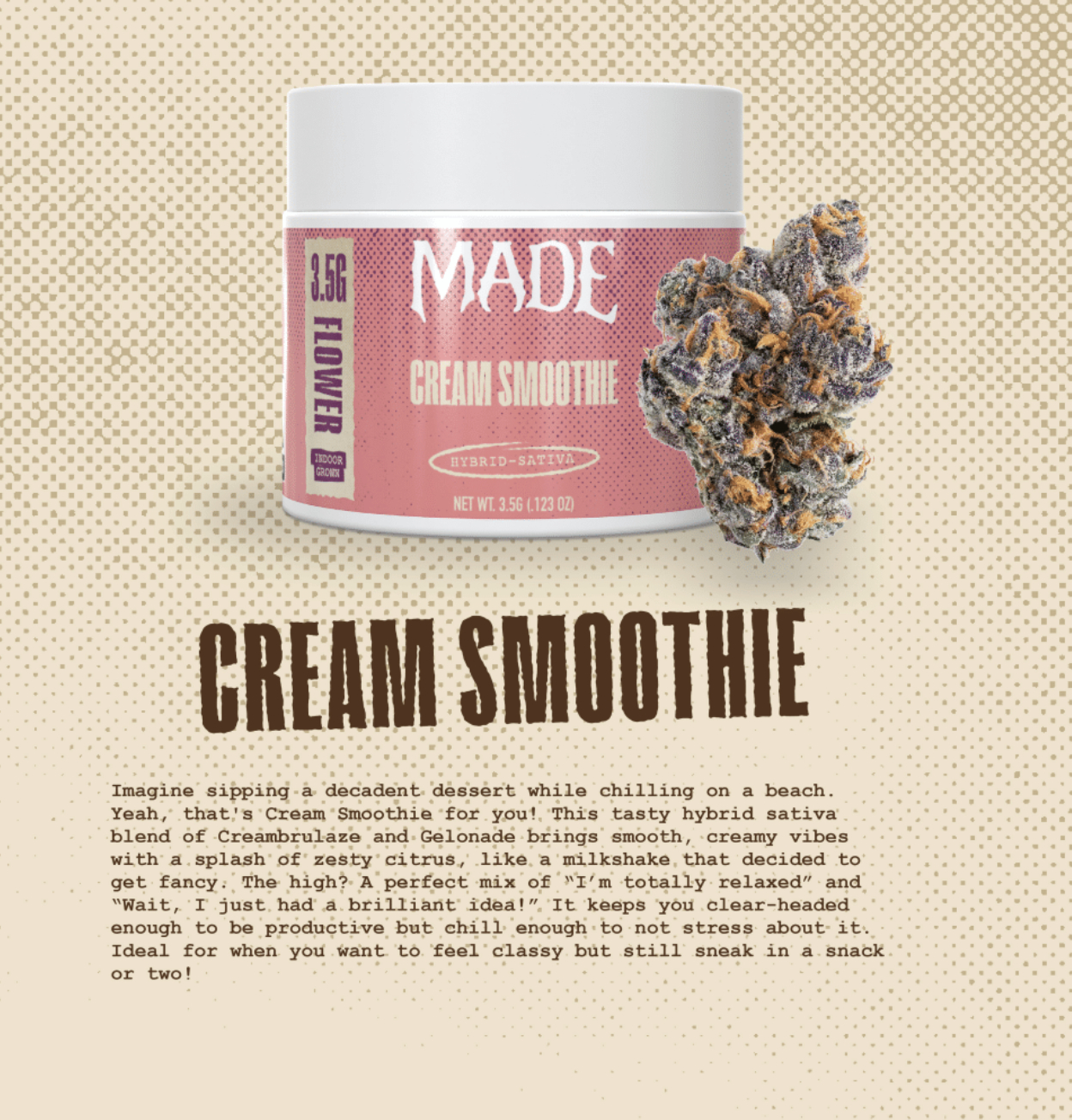 Made | Cream Smoothie | 3.5g | Flower