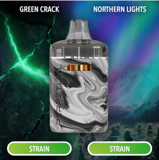 Perpetual Green Crack & Northern Lights 2g Disposable